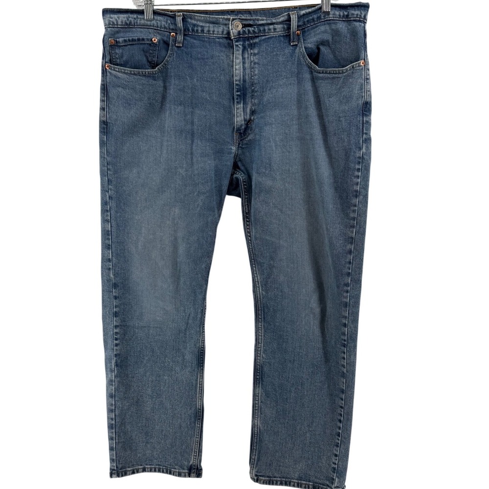 Levis 559 Relaxed Straight Jeans Mens 40x30 Medium Wash Blue WaterLess Denim